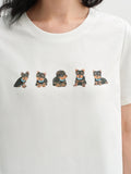 Playful Canine Inspired Cooling T-Shirt