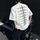 Embroidered Retro Short Sleeve T-Shirt