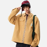 Y2K Trendy Loose Embroidered Lapel Jacket