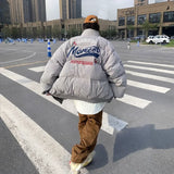 Trendy Streetwear Corduroy Padded Puffer Jacket