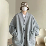 Men's Casual Autumn Korean Solid Color Cardigan