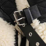 European Style Artificial Faux Fur Motorcycle Jacket