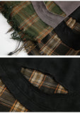 Retro Ripped Patchwork Shirt