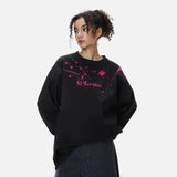 American Splatter Color Block Long Sleeve T-Shirt