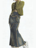 Vintage Star Maxi Skirt