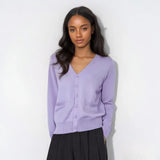 Women Stylish Solid Casual Knitted Cardigan