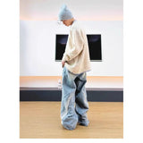 Men's Personalized Patchwork Denim Jeans