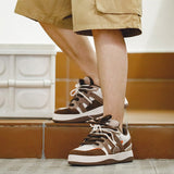 Retro Skateboard Orange Sneakers