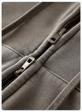 Women's Fleece Zip-up Cropped Hoodie