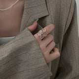 Silver Daisy Creative Vintage Ring