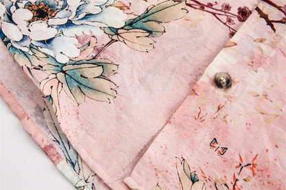 Nylon Floral Elegant Shirt