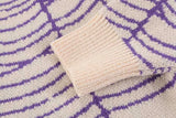 Spider Pattern High-Quality Knitted Sweater