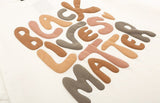 BLM Colorful Letter T-shirt