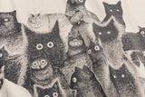 Staring Cats Graphic Loose T-shirt