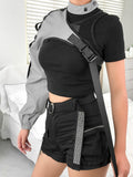 Reflective One Shoulder Top