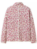 Women Floral Chic Padded Jacket