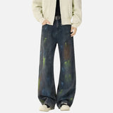 Streetwear High End Graffiti Denim Jeans