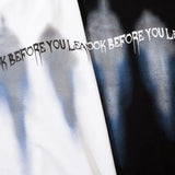 Graphic Oversized Shadow Printed Punk T-Shirt