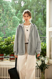 Streetwear Knitted Loose Casual Hooded Sweatshirt