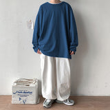Long Sleeve Oversized Blank T-shirt