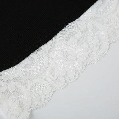 Knit Lace Corset Top