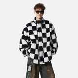 Reversible Thickened Lamb Wool Leather Jacket