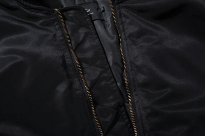 Winter Quilted Hip Hop Baseball Jacket