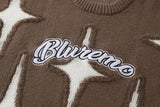Grunge Hip Hop Knitted Jumper Sweater
