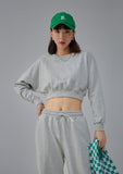 Blank Cropped Women's Sweatshirt