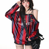Retro Sexy Off Shoulder Sweatshirt