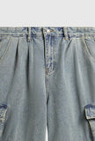 Vintage Denim Cargo Jorts