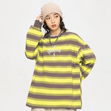Vintage Striped Gothic Sweatshirt