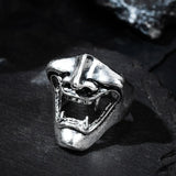 Gothic Vintage Punk Half Face Ring