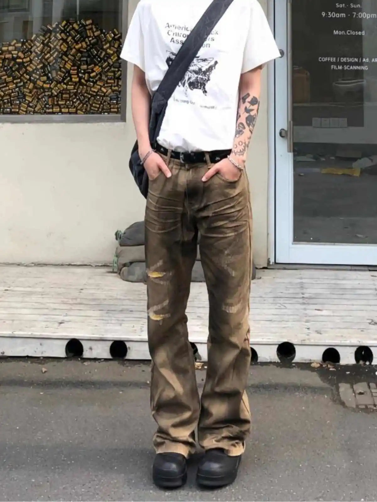 Maillard Skinny Low Rise Denim Pants