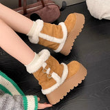Y2K Winter Snow Fur-Lined Boot
