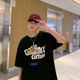 Premium Japanese Cotton Letter Print T-Shirt