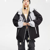 Y2K Oversized Windbreaker Hooded Jacket
