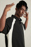 Y2k Washed Contrast Color Polo T-shirt
