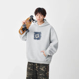 Winter Graphic Art Print Casual Hoodie