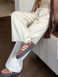 Elegant Cool Corduroy Wide Leg Pants