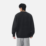 Cozy Winter Horse Pattern Crewneck Sweater