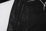 Y2K Spider Web Motorcycle Jacket
