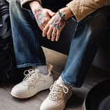 Leather Stitching Shoes
