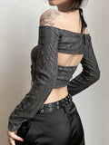 Vintage Gothic Drawstring Fairy Camisole T-Shirt