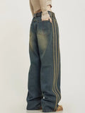 Y2k Retro Vintage High Waist Wide Leg Jeans