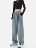 Wide Leg Baggy Denim Pants
