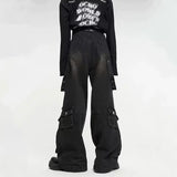 Model wearing the black Urban Pioneer Utility Pants