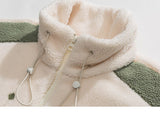 Fleece Shooting Stars Turtleneck Jacket