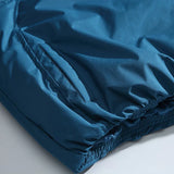 Cross-Zip Quilted Puffer Hooded Jacket
