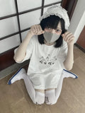 Cute Summer Japanese Cartoon Loose T-Shirt